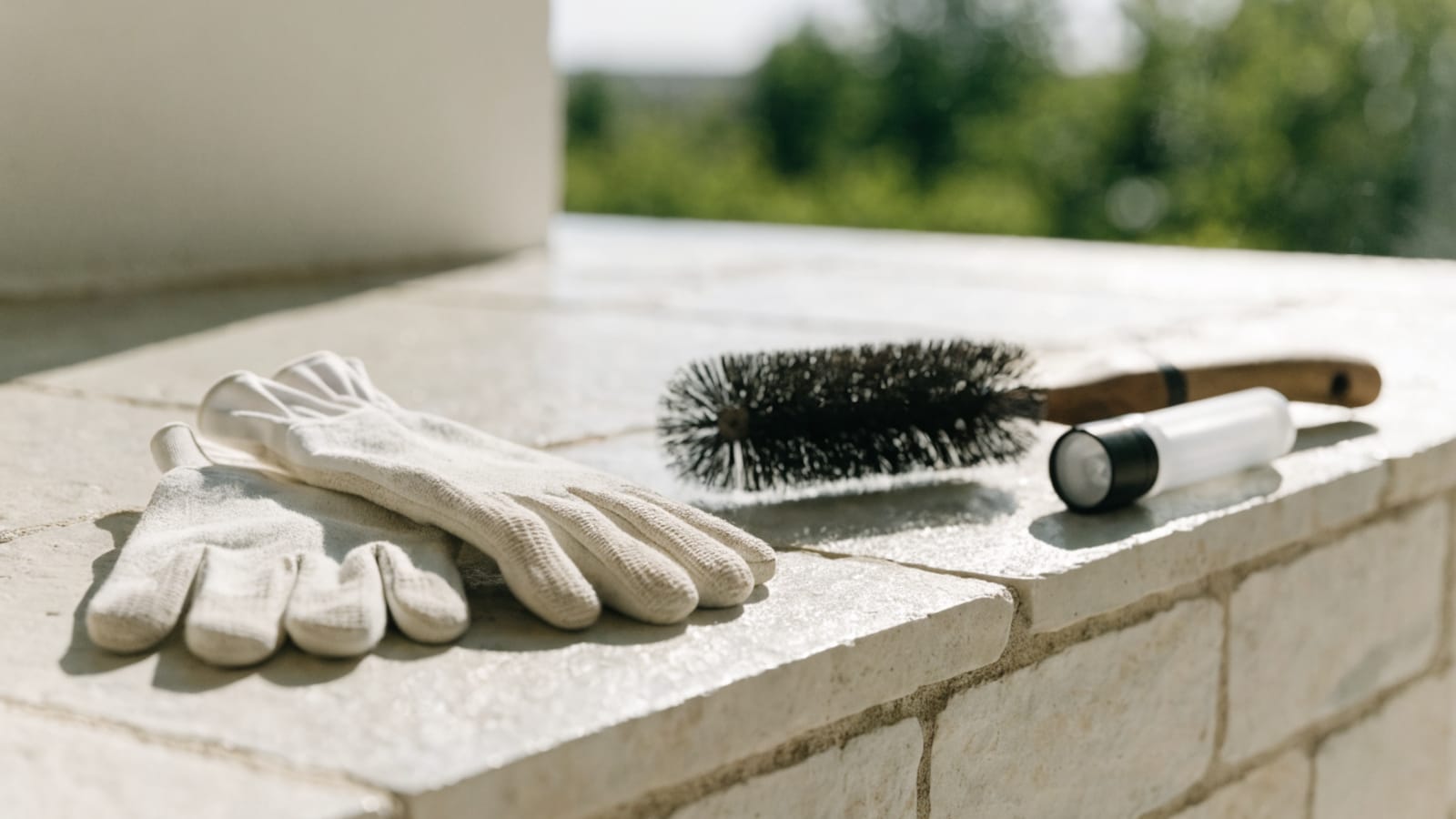 The chimney care you can do yourself.